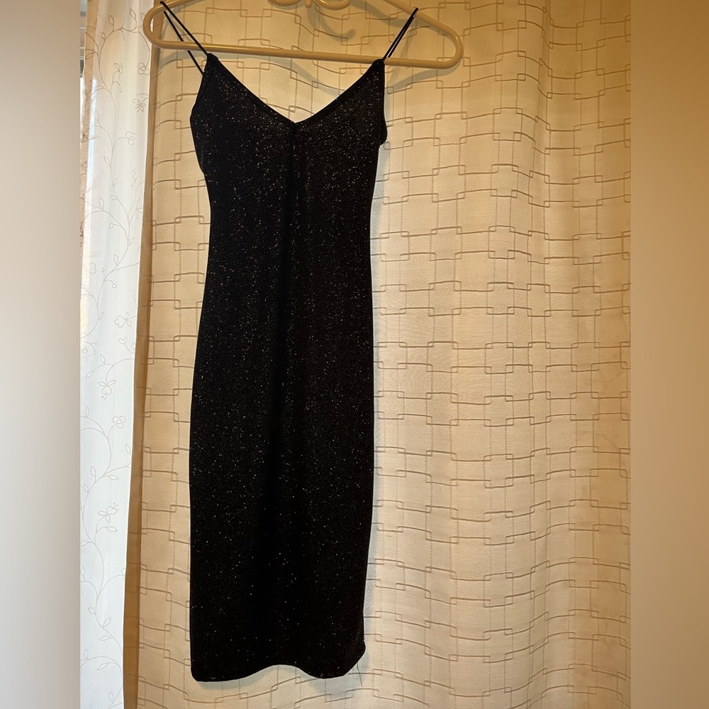 Black Sparkly Dress In Amazing Condition.